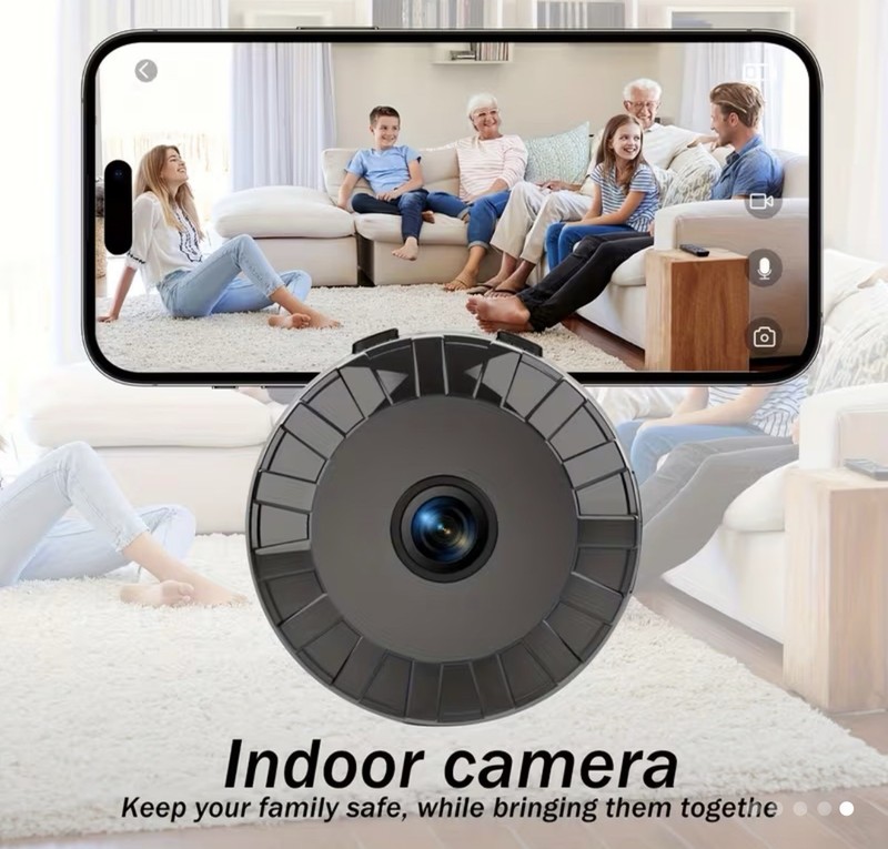 Compact Magnetic Camera, 480P Resolution, 2.4Ghz Wifi Connectivity gallery