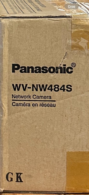 Panasonic WV-NW484S Network PoE Security Camera