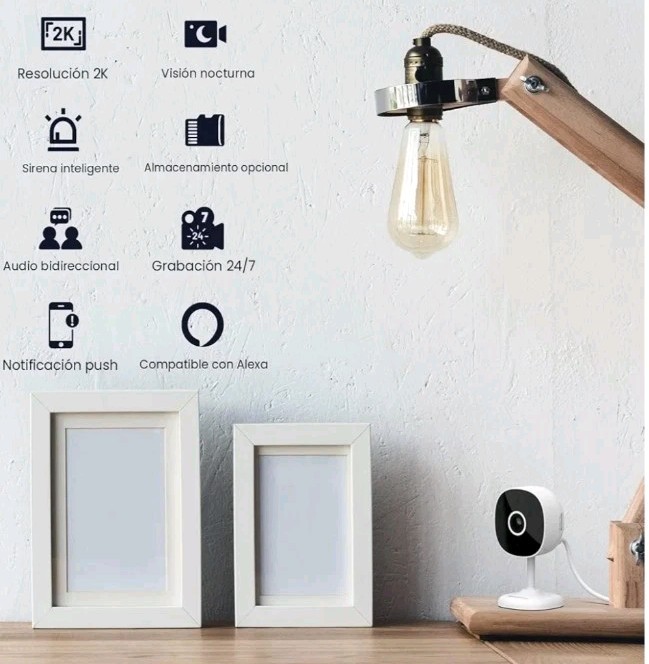 GALAYOU WiFi Camera 2K, Indoor Home Security Cameras for Baby/Elder/Dog/Pet... gallery