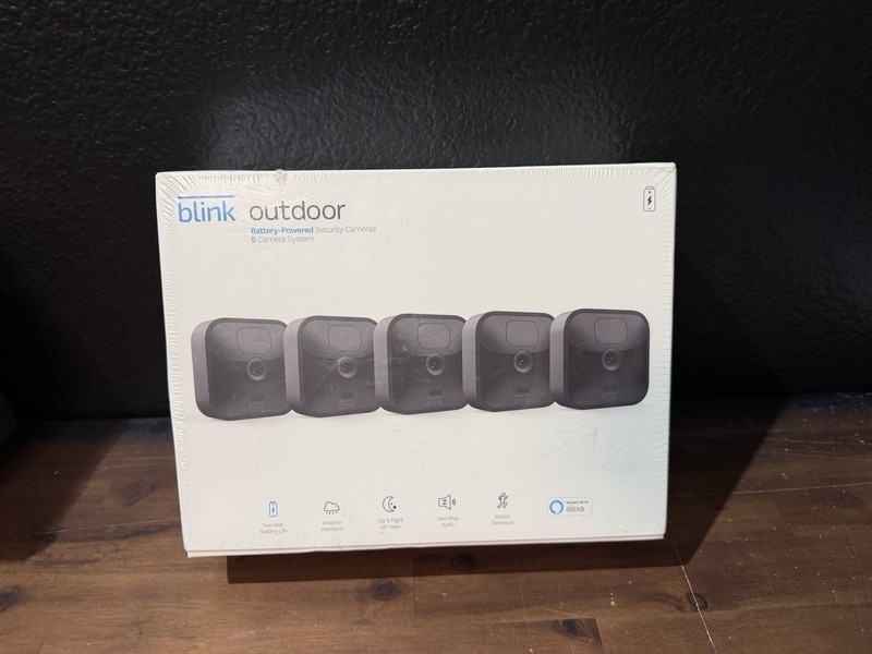 Blink Outdoor (3rd Gen) Wireless 5 Camera System Black