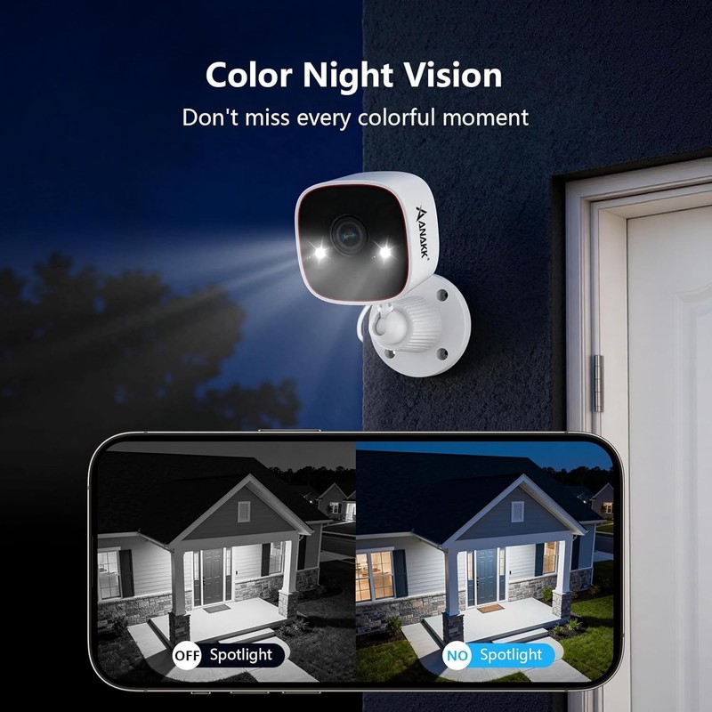 Advanced 3MP Indoor/Outdoor Security Camera with Motion Detection & Night Vision gallery