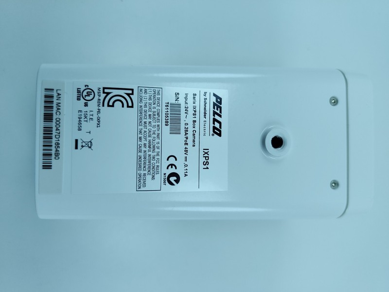 PELCO Sarix sd 0.5 MEGAPIXEL INDOOR IXPS1 Box Camera IXPS1 gallery