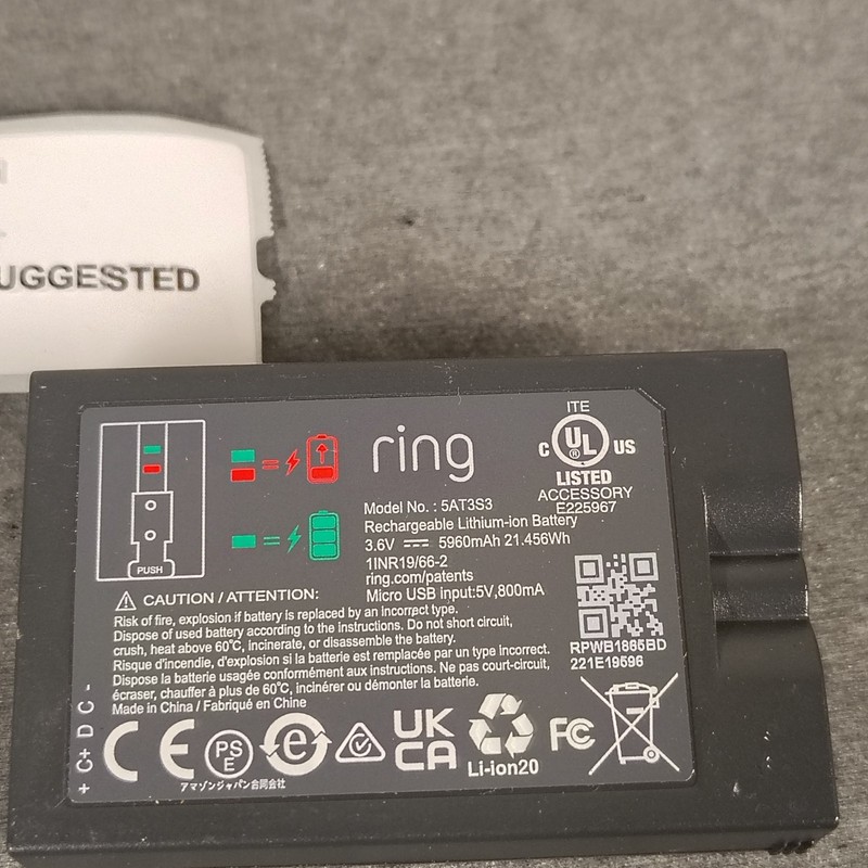 RING Door View Cam Peephole Camera G63R9A 1080p Wi-Fi Video Doorbell gallery