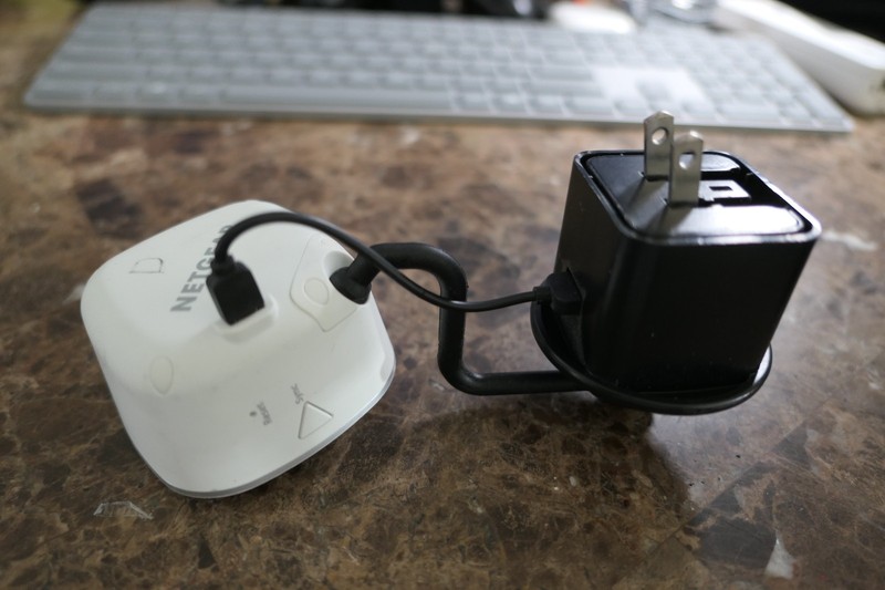 Netgear Arlo Q HD 1080p Camera VMC3040 w/ Wall Plug Adapter gallery