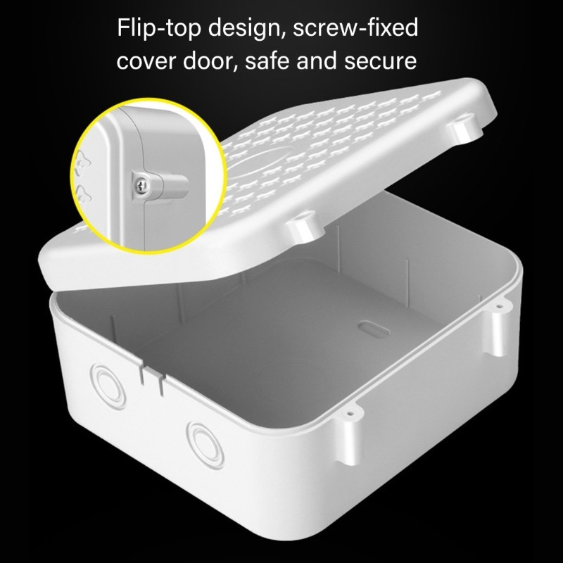 Outdoor Security Camera Power Supply Box Waterproof Plastic Protective Storage gallery