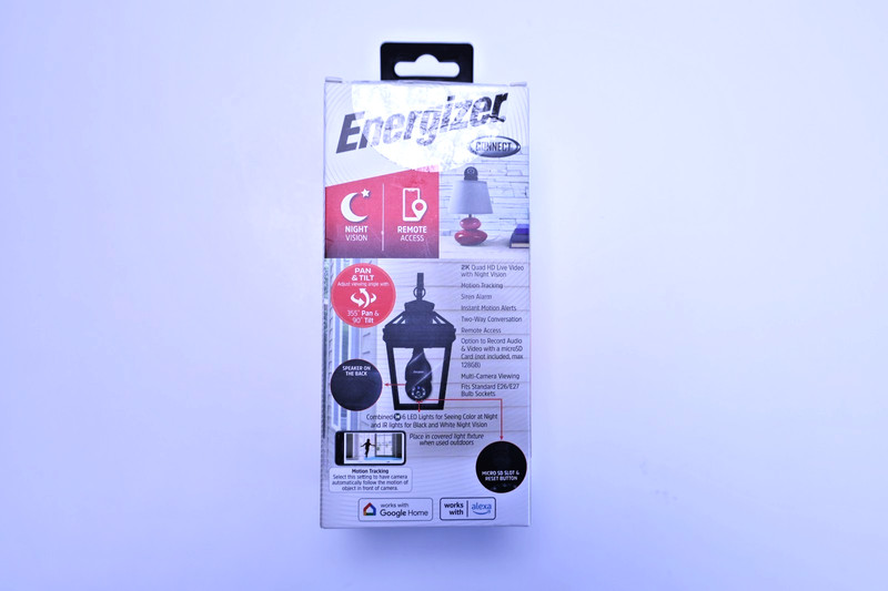 Energizer Smart WIFI Indoor/Outdoor Bulb Socket P/T Camera gallery