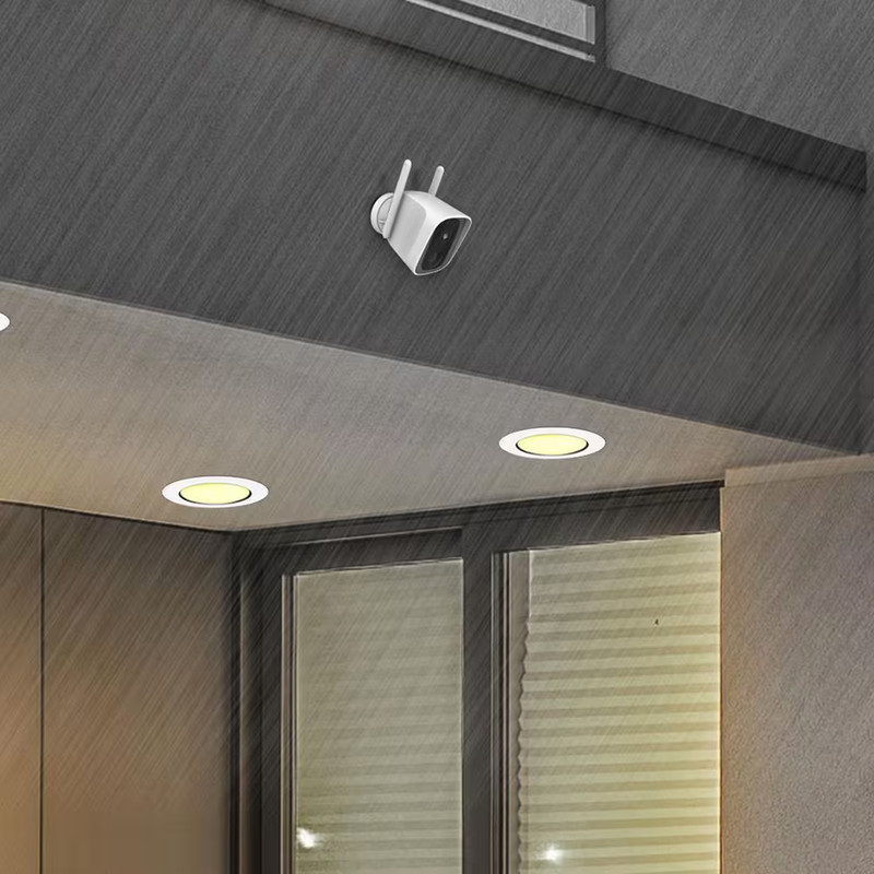Battery Powered Outdoor Wall Mount Wi-Fi Smart IP Security Camera Motion & Sound gallery