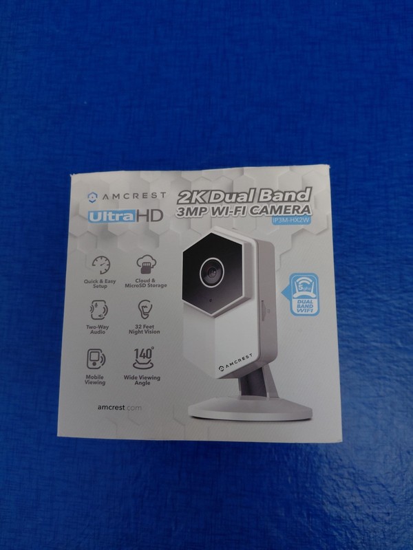 Amcrest Shield Ultra HD 2K 3MP IP3M-HX2W White. Includes Adapter, Hardware,& Box gallery