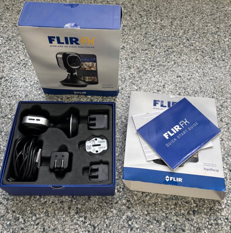 FLIR FX - FXV101-H Indoor Wi-Fi 1080P HD Video Monitoring Security Camera