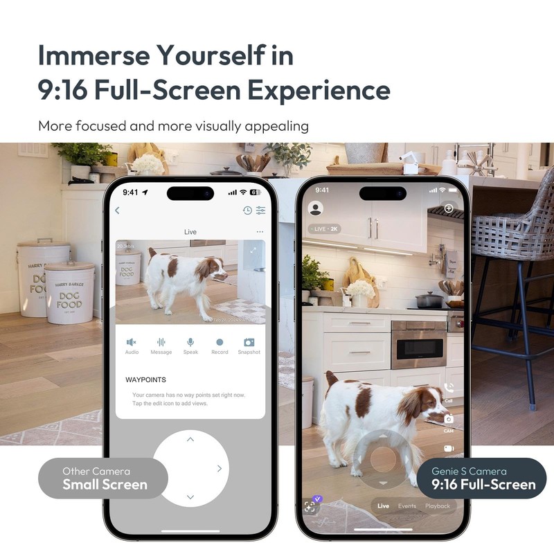 Genie S 2.7K HD Indoor with 6X Zoom, 2-Way Audio, Privacy Protection, Motion ... gallery