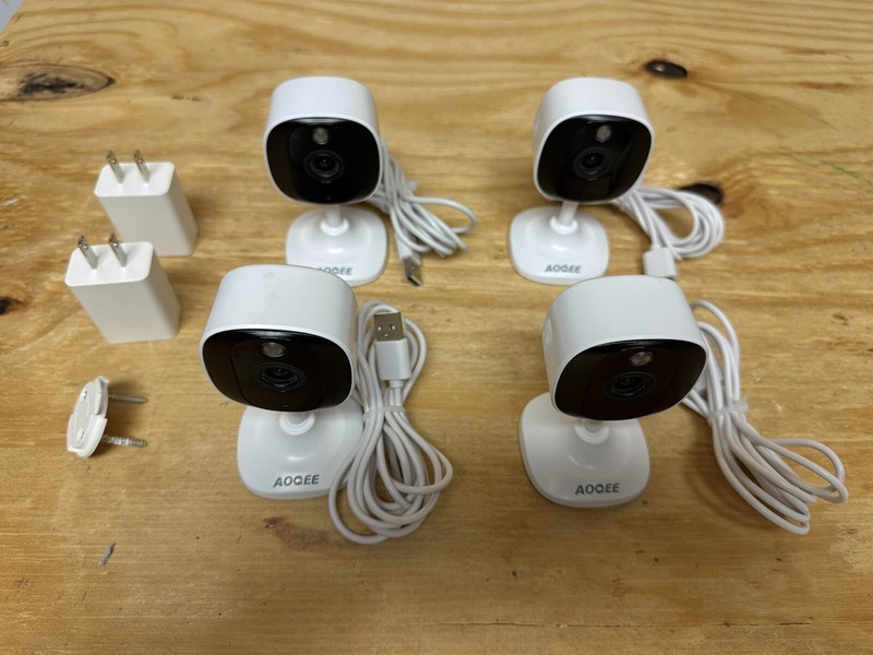 AOQEE 4x 2K Home Security Cameras- Outdoor/Indoor Cameras for Baby/Nanny/Dog. ❤️ gallery