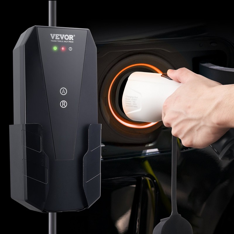 Portable EV Charger, 16 Amp 120V Or 240V, Electric Vehicle Charger With 28-Foot gallery