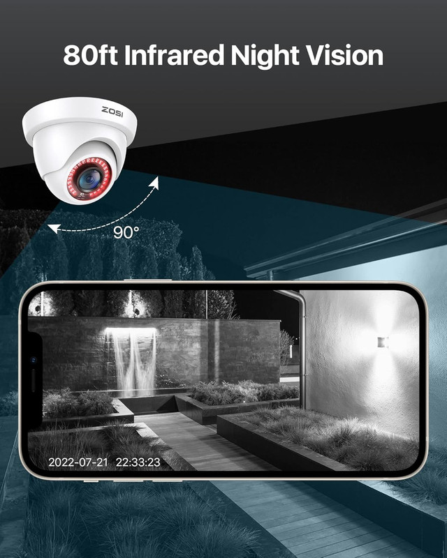 1080P Dome Security Camera Outdoor, Hybrid 4-In-1 CVI/TVI/AHD/CVBS | 2MP Day Nig gallery