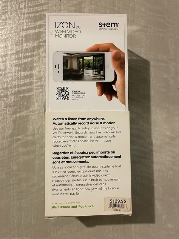 IZON 2.0 Wi-Fi Video Monitor STEM Innovations gallery