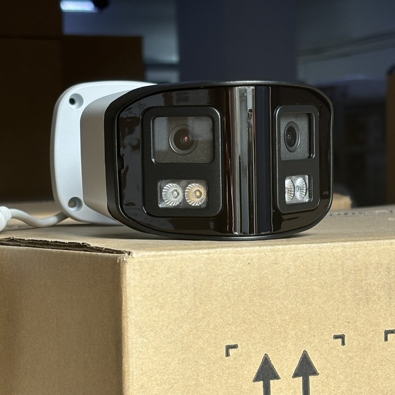 Vikylin 4MP Wired Dual Lens IP Camera Security Full Color+IR Motion Detection gallery