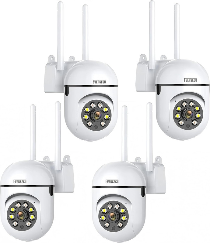 1080P Outdoor Wifi PTZ Security Camera, 5G Wifi, Auto Tracking, 2 Way Audio, Spo