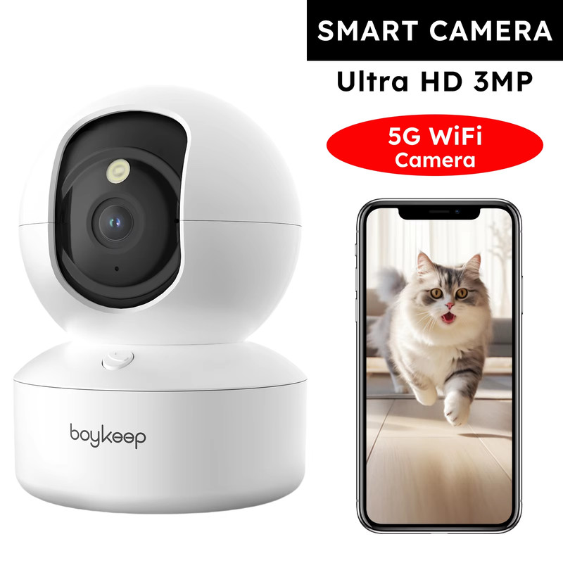 2K Pet Dog Camera with App 5G/2.4G WiFi Indoor Security Cam 360° & Night Vision gallery