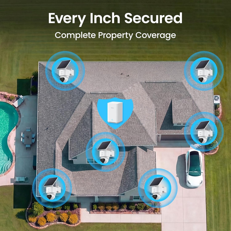 T2 Ultra 4K Wireless Security Camera System with Night Vision & AI Tracking gallery