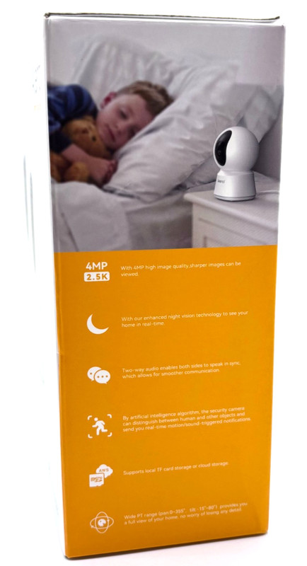 2 Pack Arenti P2Q 4MP Indoor Wi-Fi Camera with AI Motion Detection gallery