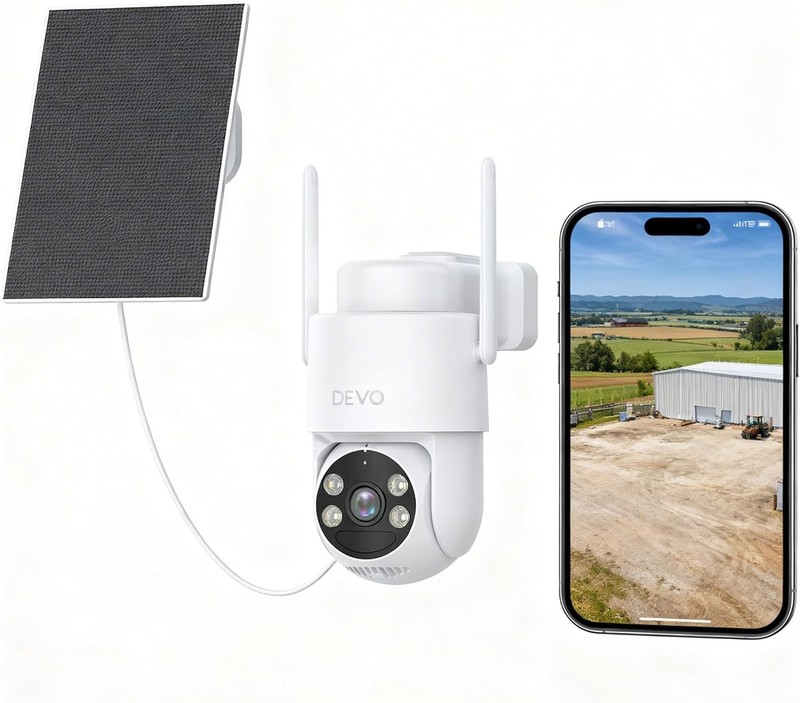🔄360° PTZ Outdoor Security Camera🌙 2K HD Security Camera Suitable for Home🔄