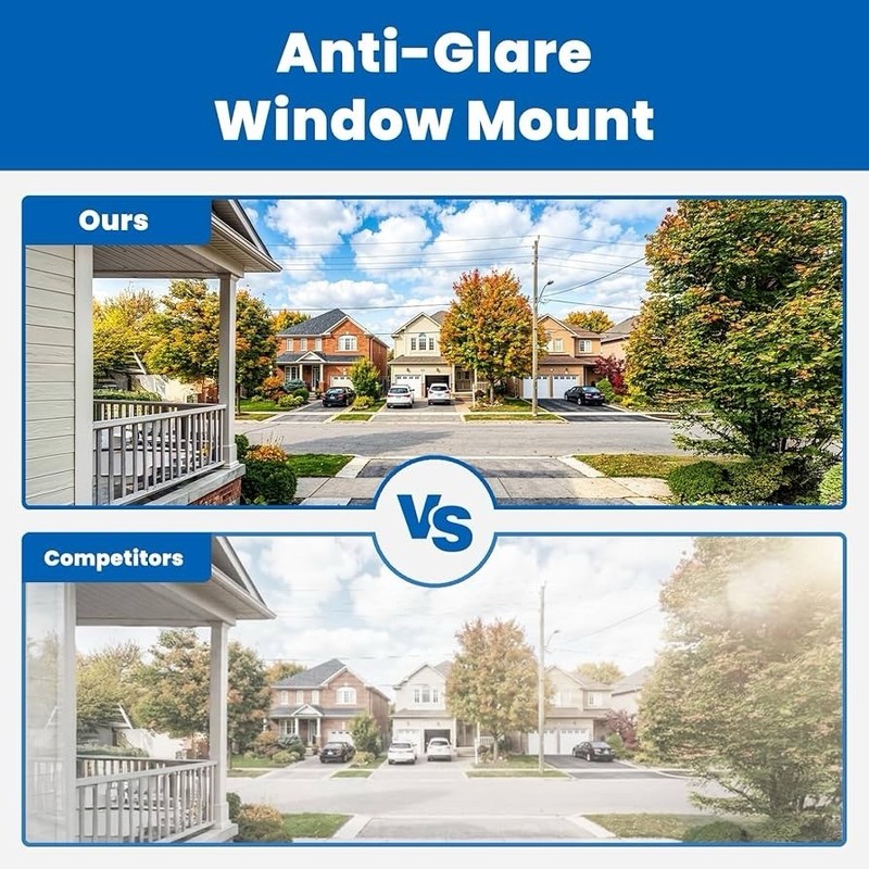 Indoor Window Camera Adjustable Mount, Easy to Install Window Bracket gallery