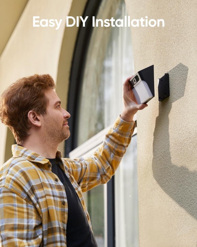 eufy Security Solar Wall Light Cam S120 Wireless Outdoor Camera 2K Spotlight Cam gallery