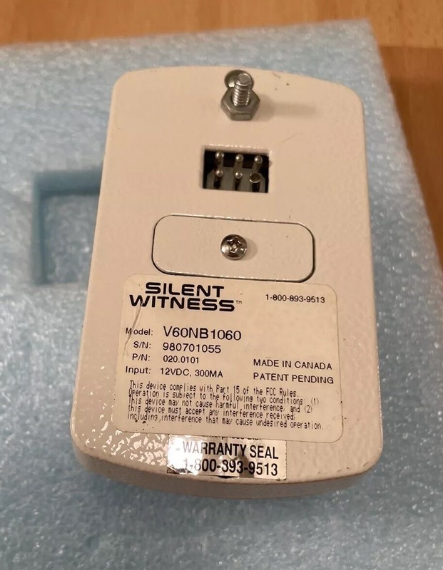 Silent Witness V60NB1060 (P/N: 020-0101) Security Camera gallery