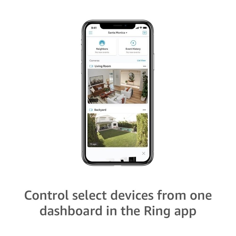 Ring Stick Up Cam 3rd Gen HD Security Camera Indoor Outdoor Wireless White gallery