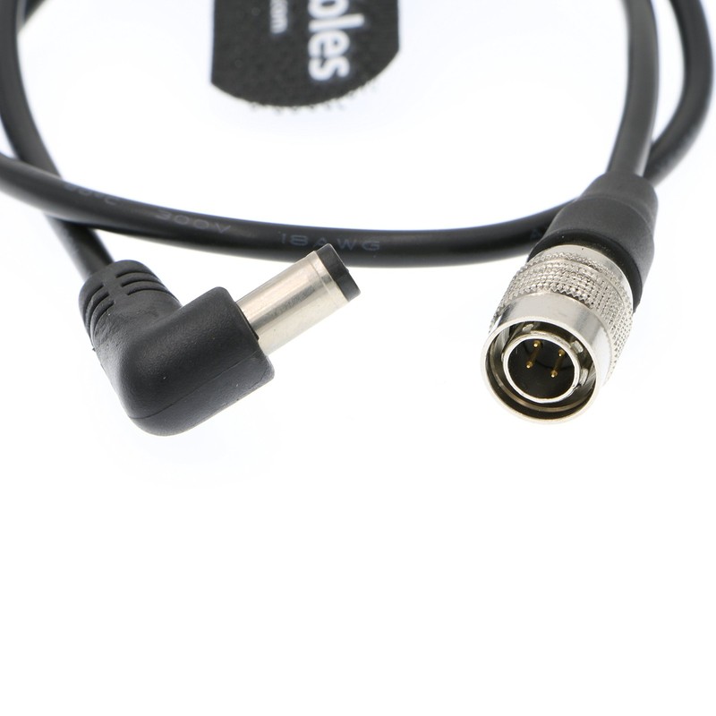 DC to Hirose 4 Pin Male Power Cable for Sound Devices 633| 644| 688 Zoom F8 B... gallery