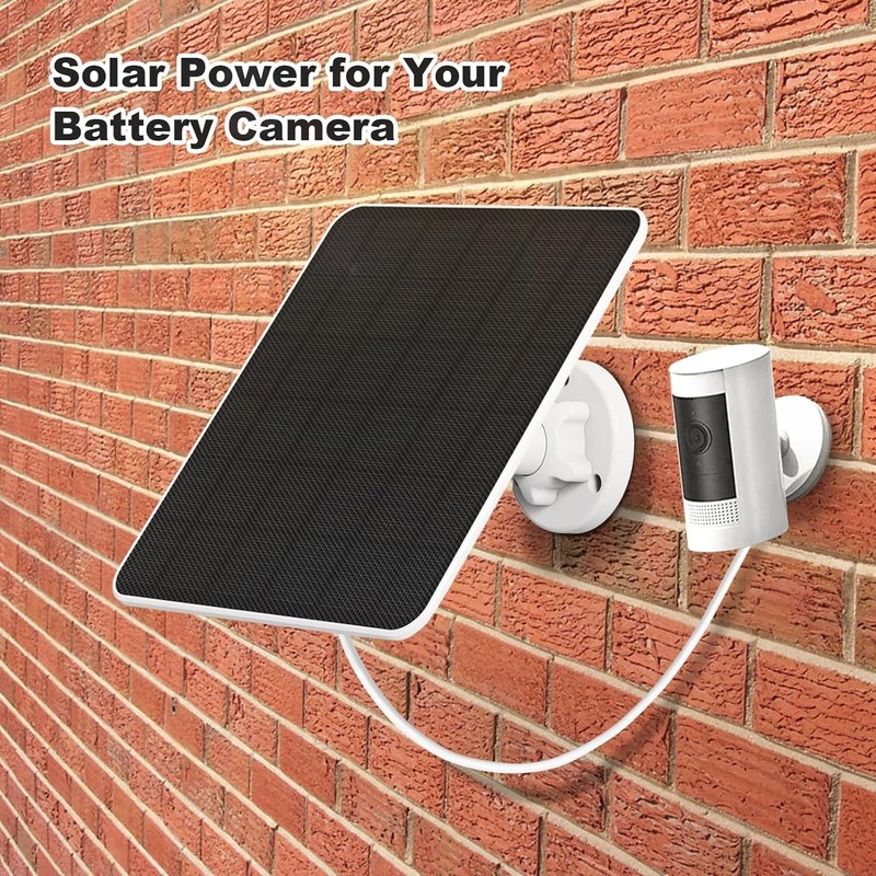"Ring Camera Solar Panel, Compatible with Ring Stick Up Cam Battery, Ring " gallery