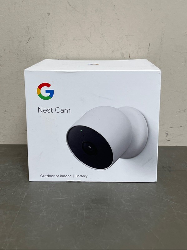 Google Nest Cam Outdoor/Indoor Security Camera with Wireless Battery – White