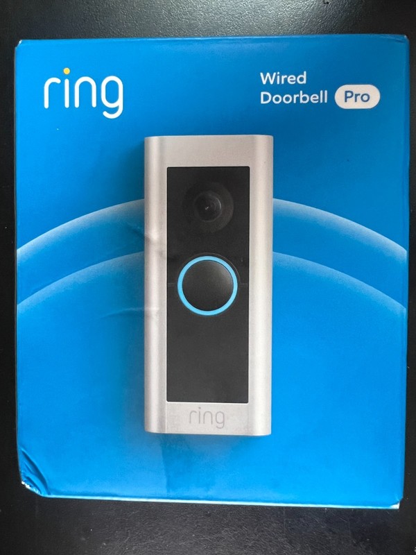 Ring Wired Doorbell Pro Video 1536p HD 3D Motion Detection Night Vision 2931