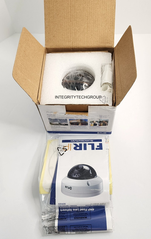 N243VW4 Fixed Visible Outdoor Dome Camera 4MP PoE White, NEW gallery