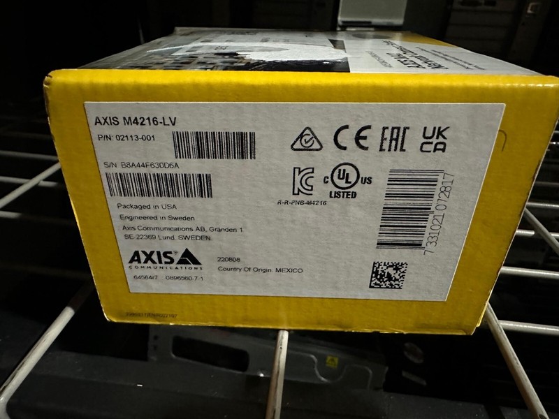 Axis Communications M4216-LV Dome Network Camera (02113-001) | NEW OPEN BOX