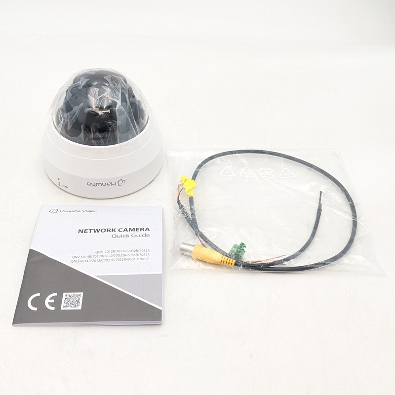 Hanwha Vision Q Series 4MP IR Dome Surveillance Camera (QND-7082R) White