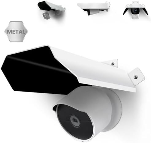 Universal Security Camera Cover Sun Rain Shield | Waterproof Protective Roof for gallery
