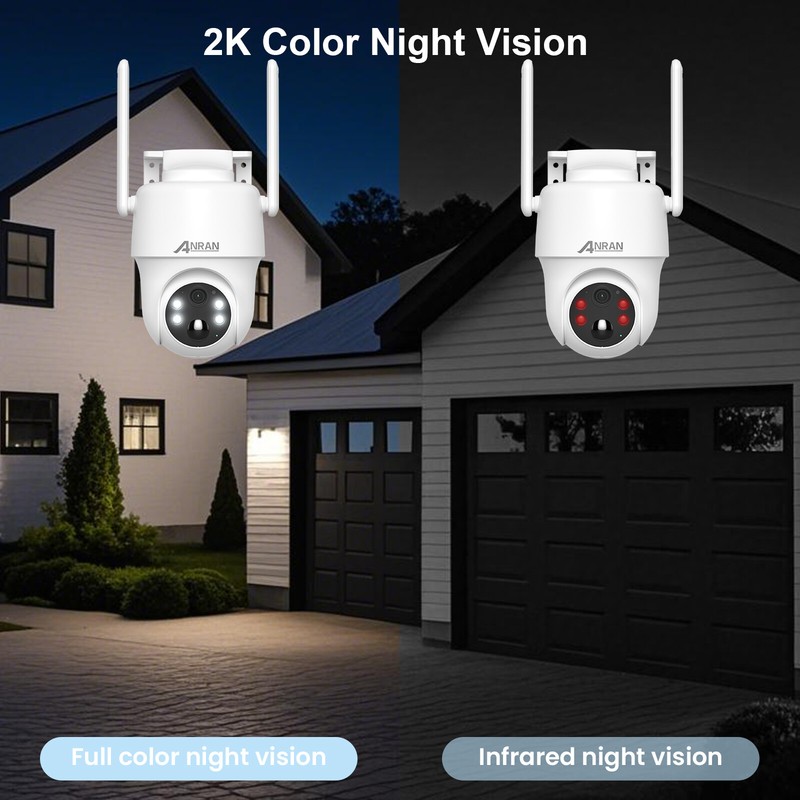 3MP 4G LTE Cellular Solar Security Camera PIR Motion Sensor Free Unlimited Data gallery