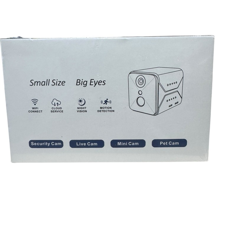 NIB Javiscam Mini Camera Security Camera, WiFi Connect, Motion & Night Detection