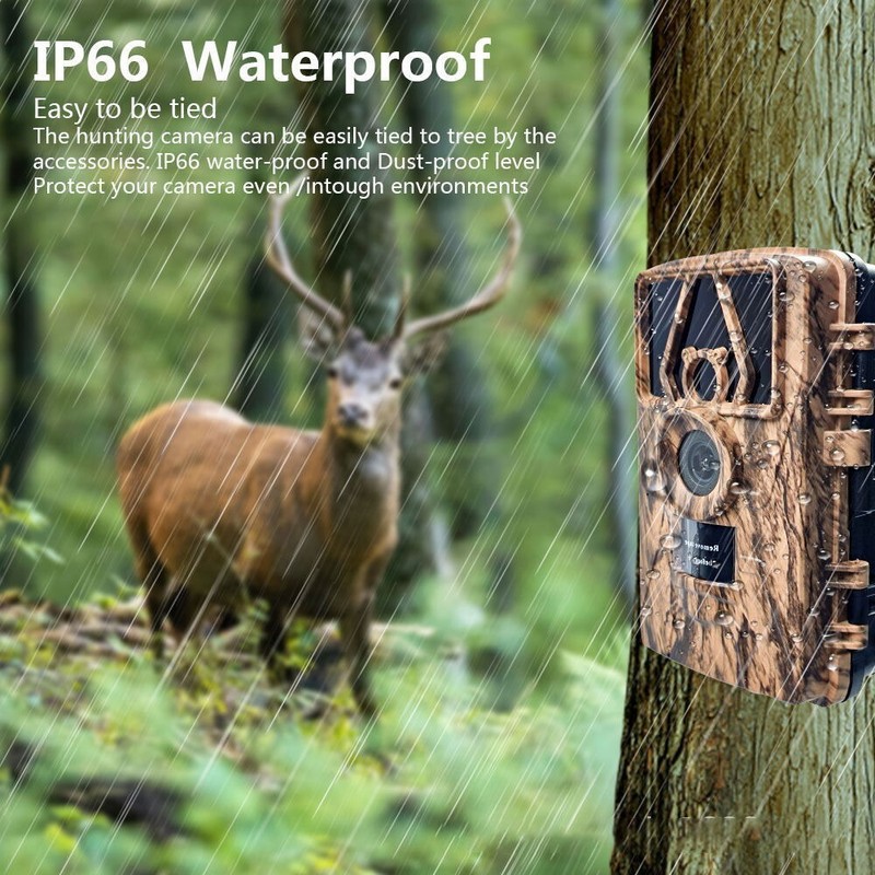 PR801 60MP 8K IR Camera Outdoor Night Vision Camera IP66 Waterproof Rating os67