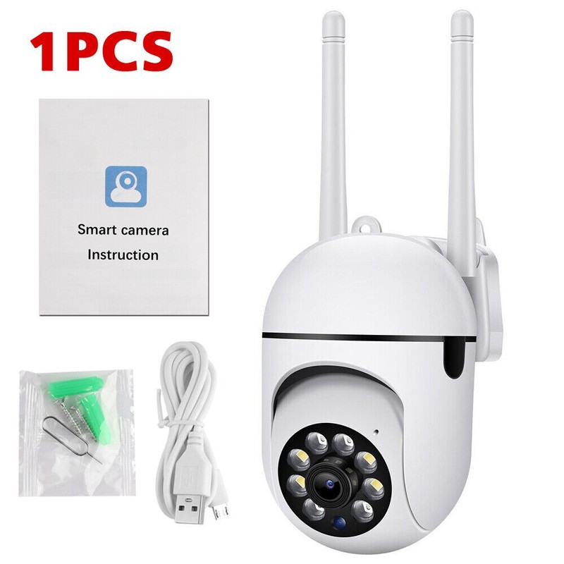 5G 1080P 360° Camara De Seguridad WIFI Inalambrica Para Casa Exterior Con Audio