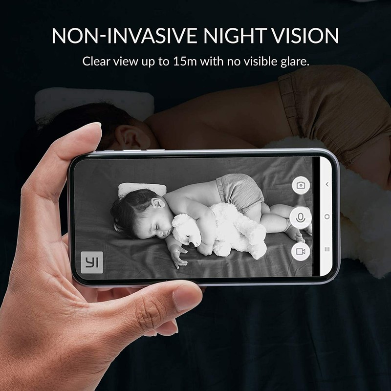 YI 2pc Security Home Camera Baby Monitor 1080p WiFi Smart Indoor Nanny IP Cam gallery