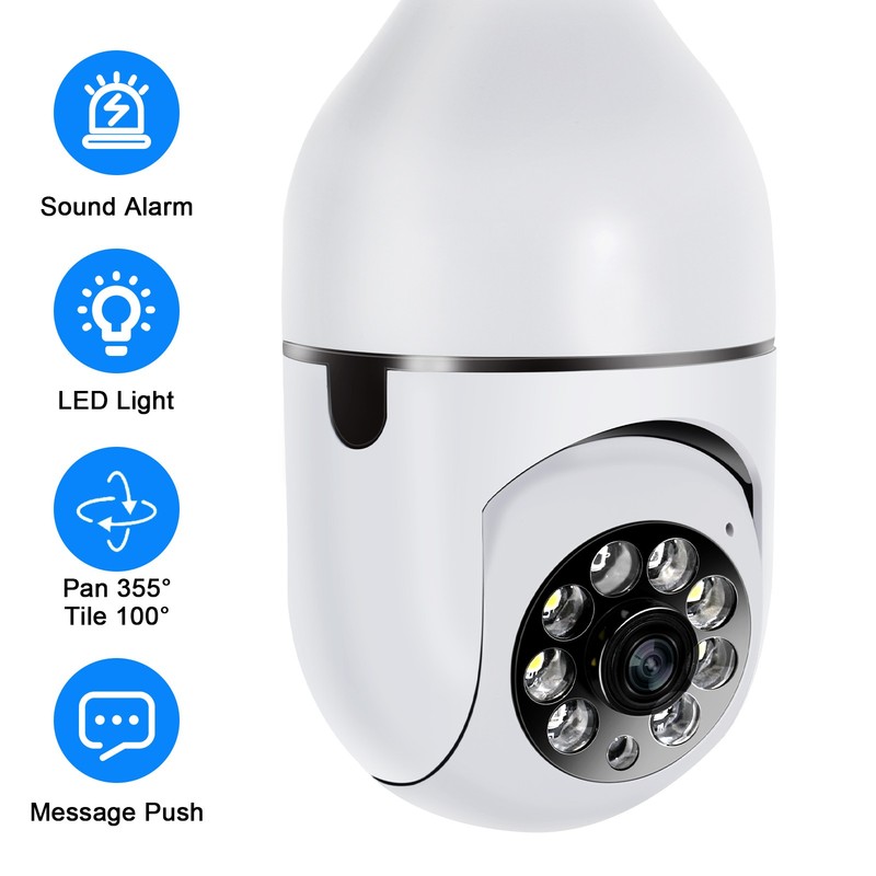Security Camera System Outdoor Indoor Home Wireless Wifi Night Camera HD Cam- gallery