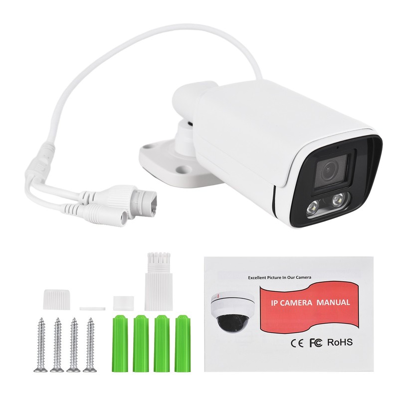 4MP Security Camera Indoor Outdoor Night For Home Office Easy To Use