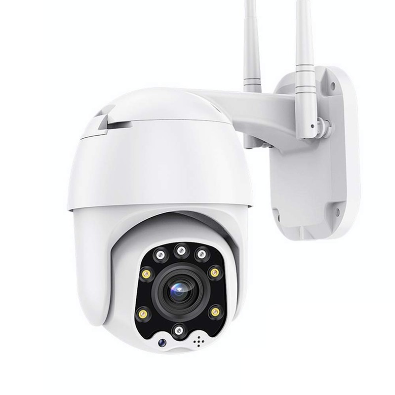 Outdoor PTZ WiFi IP Security Camera 1080P Home Surveillance Camera Pan/Tilt T…