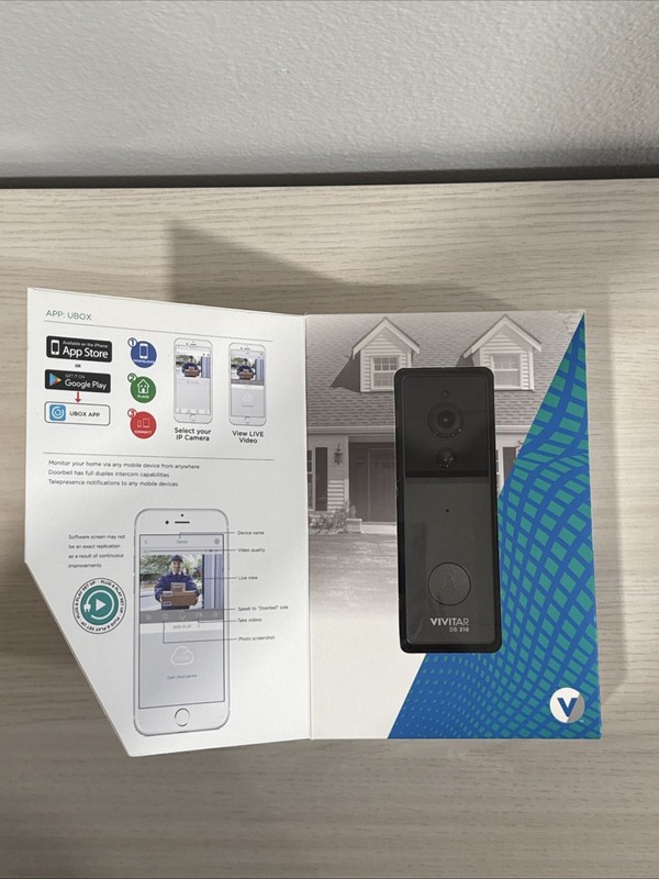 Vivitar DB210 Wireless Video Doorbell Smart Security Camera with Wi-Fi Chime gallery