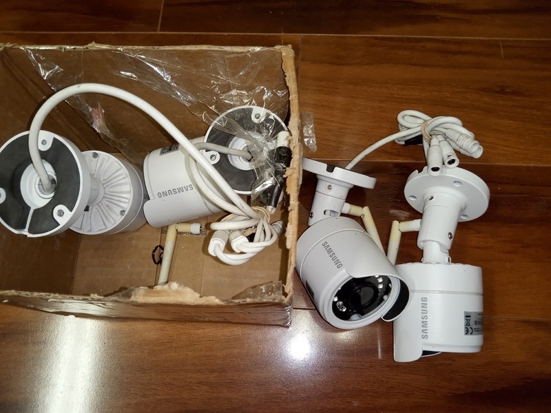 Lot Of 4 Samsung SNC-79440BWN Digital Color Camera Home Security gallery