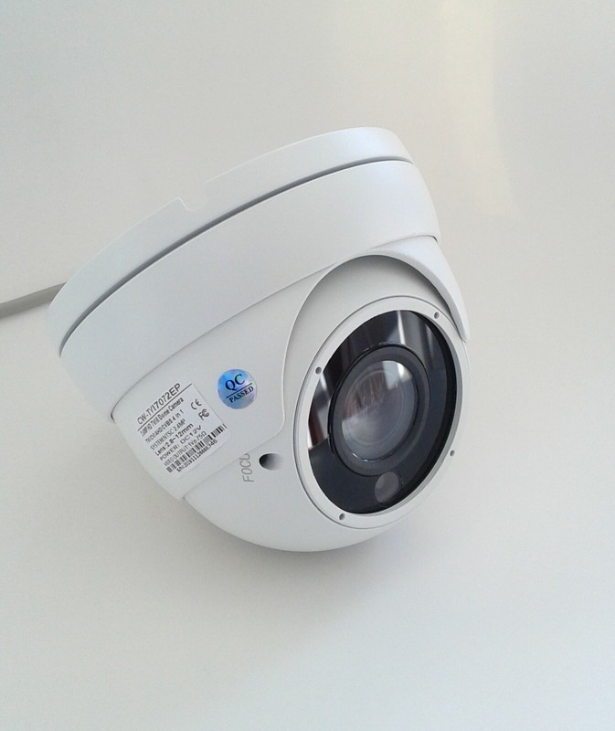 HD-CVI 1080p 2.4MP 2.8-12mm VF Varifocal Dome Camera SONY CMOS CVI 4-in-1 HD gallery