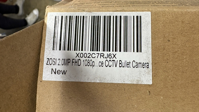 ZOSI 1080P 2.0MP CCTV Bullet Wired Security Camera, Color, Gray, 1 Cam