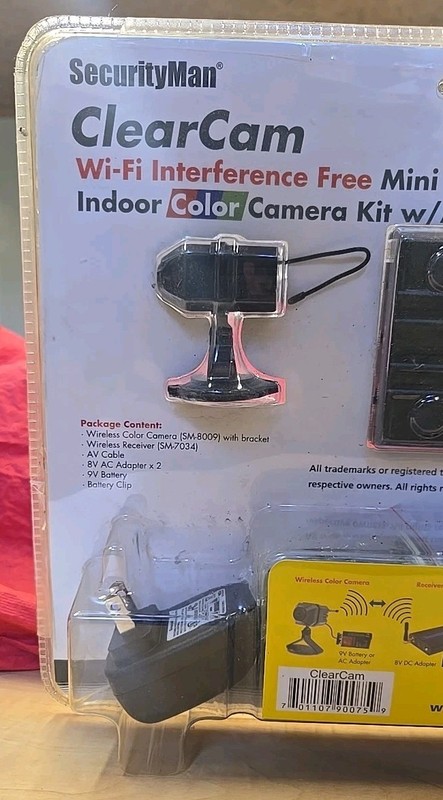 ClearCam Wifi Interference Free Mini Wireless Indoor Color Camera w/ Audio gallery
