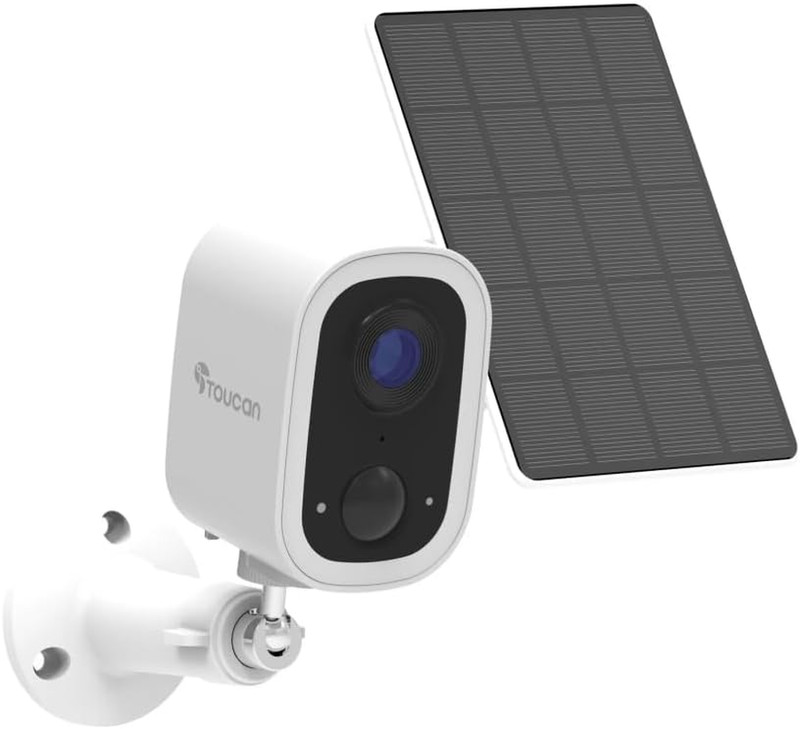 S4 Wireless Security Camera + Solar Panel Charger Bundle 2K Quad HD Battery Powe
